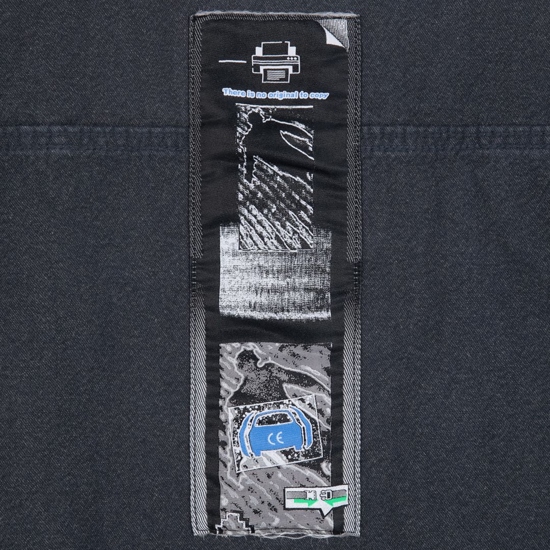 Heathered Twill Trucker Zip Jacket