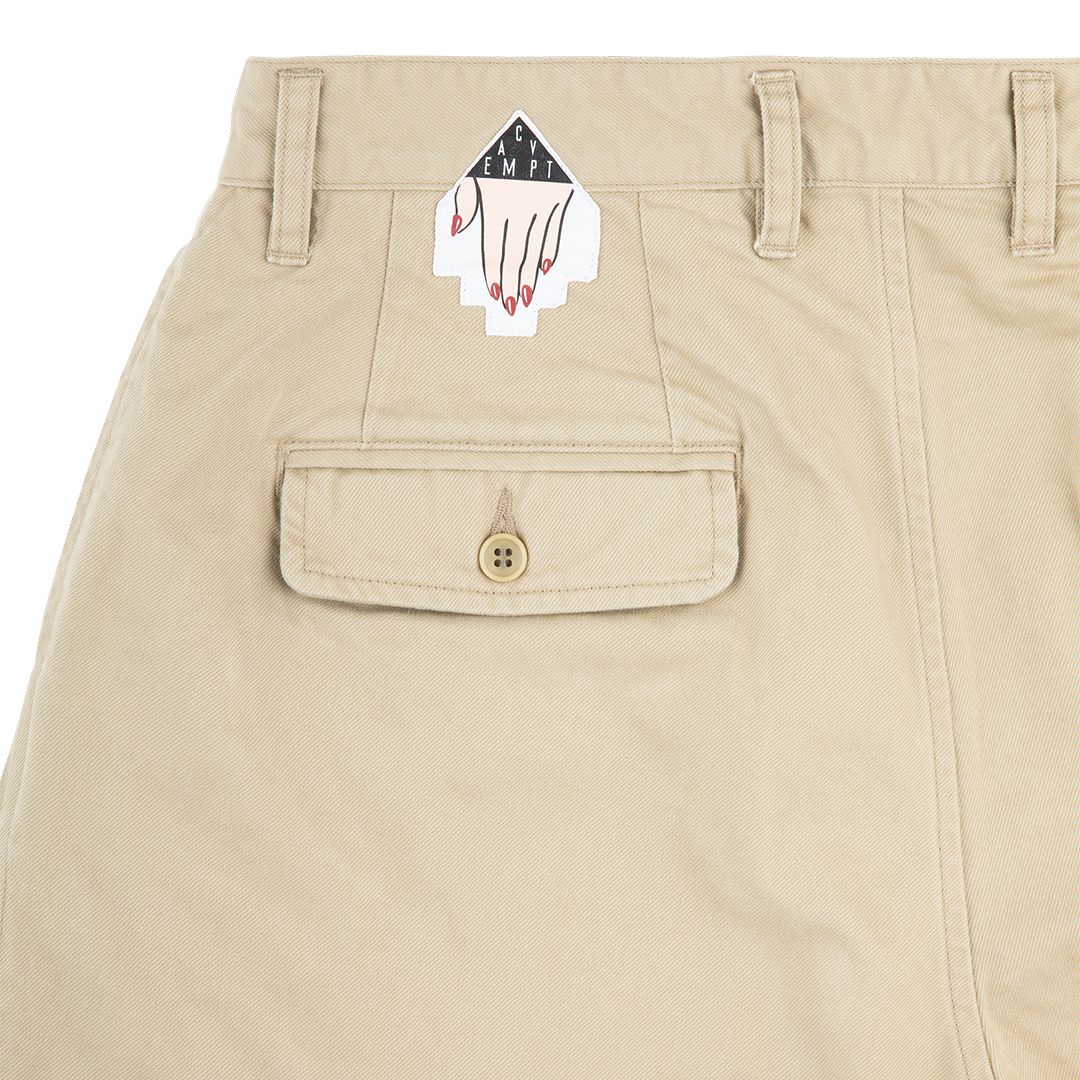 Two Tuck Pants Beige