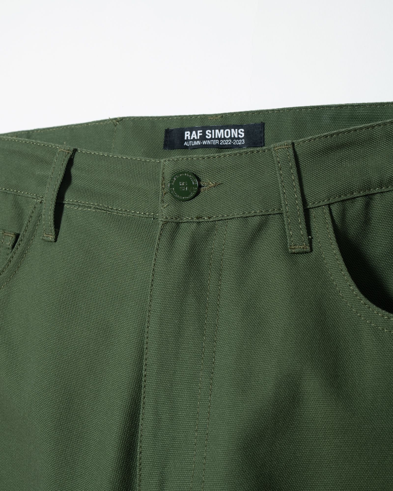 RAF SIMONS - Wide fit denim workwear pants | ALTERFATE