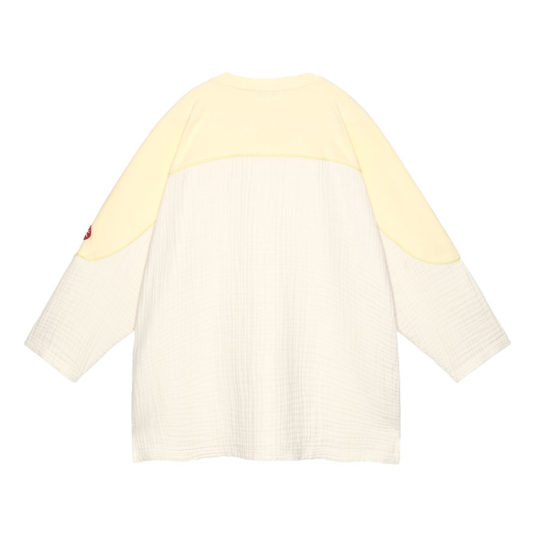 C.E - Gauze FB Crew Neck Beige | ALTERFATE