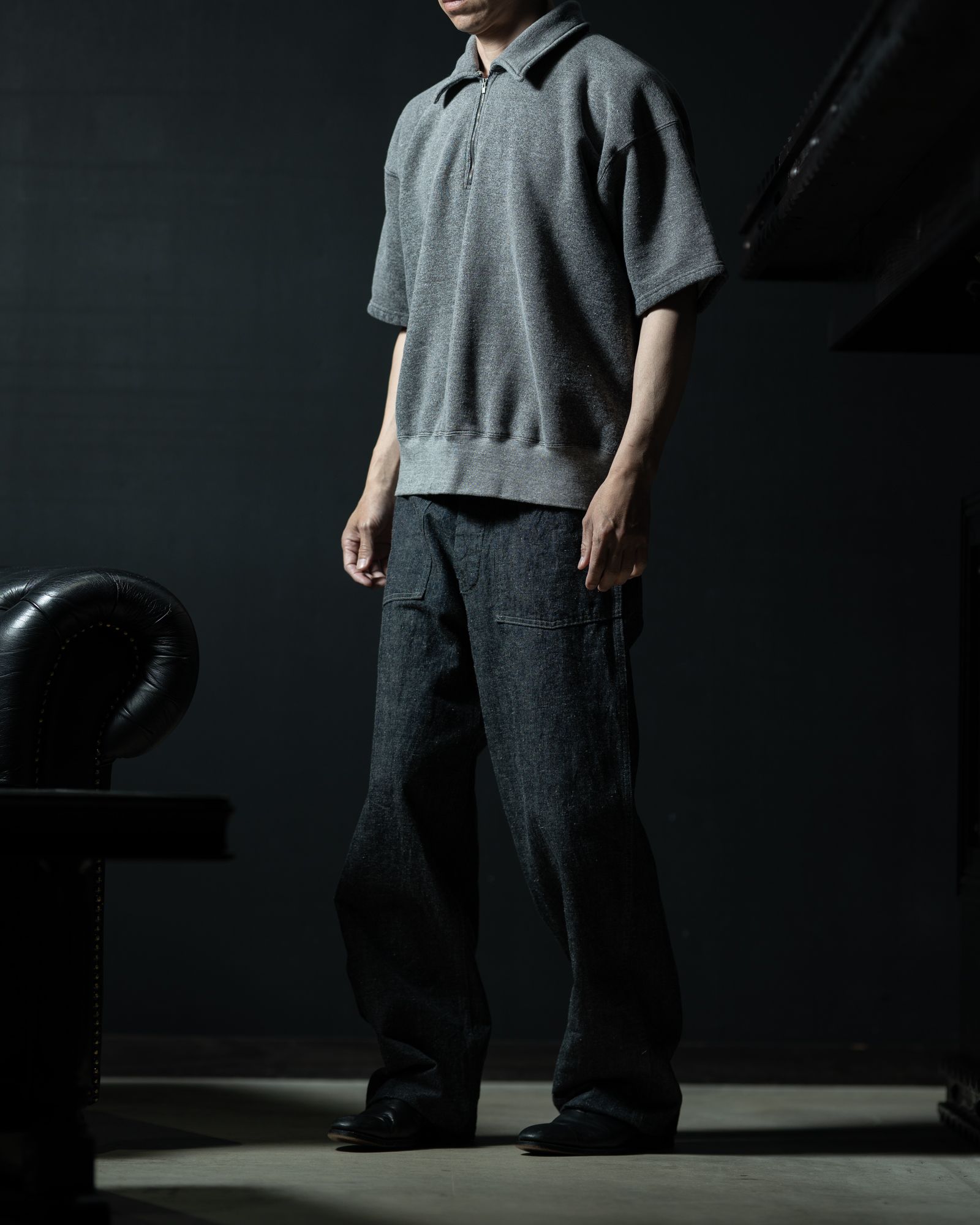 Lot.621 Half Zip S/S Sweat Shirts - TAIGA TAKAHASHI