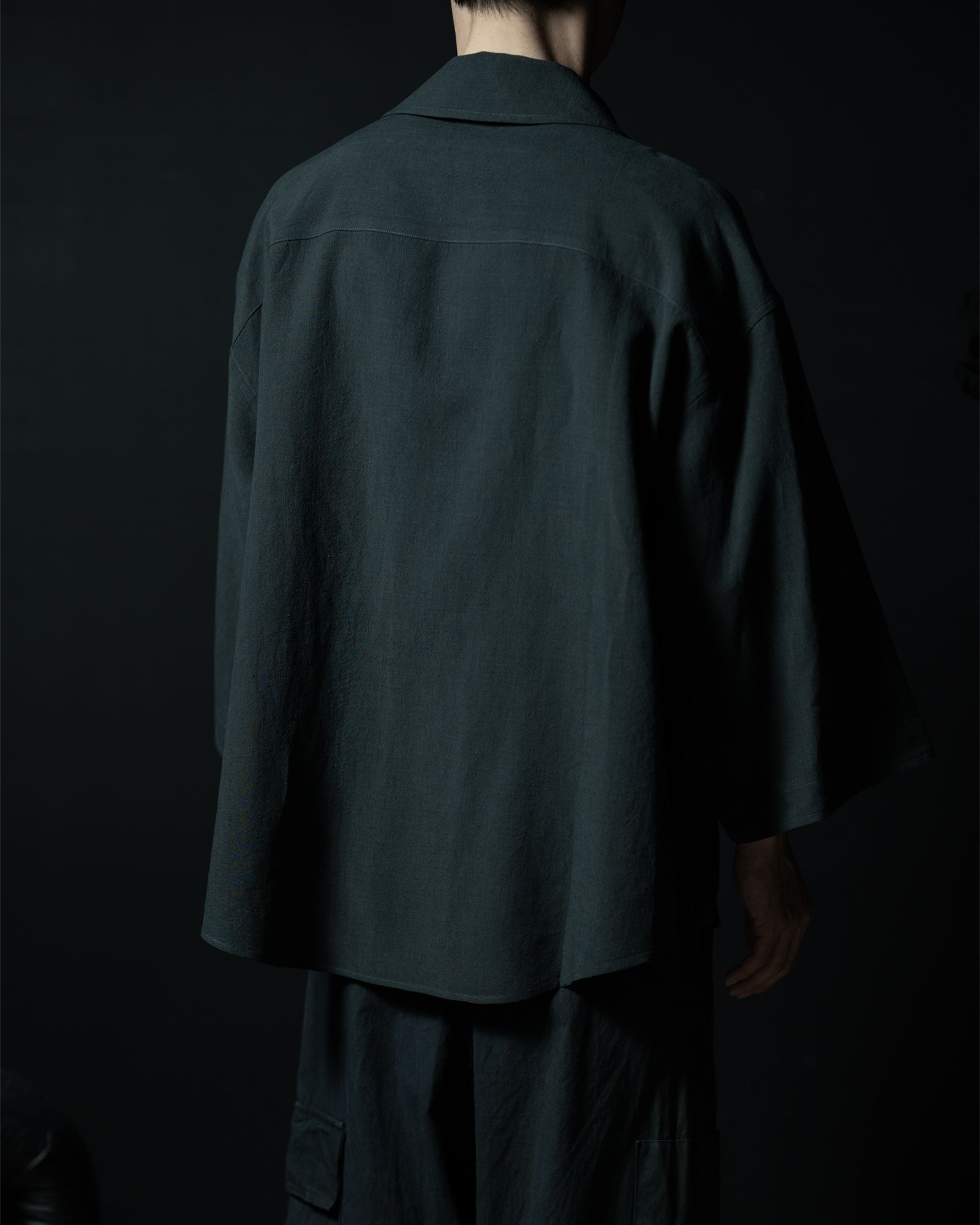 Three Quarter Sleeve Coat Shirt