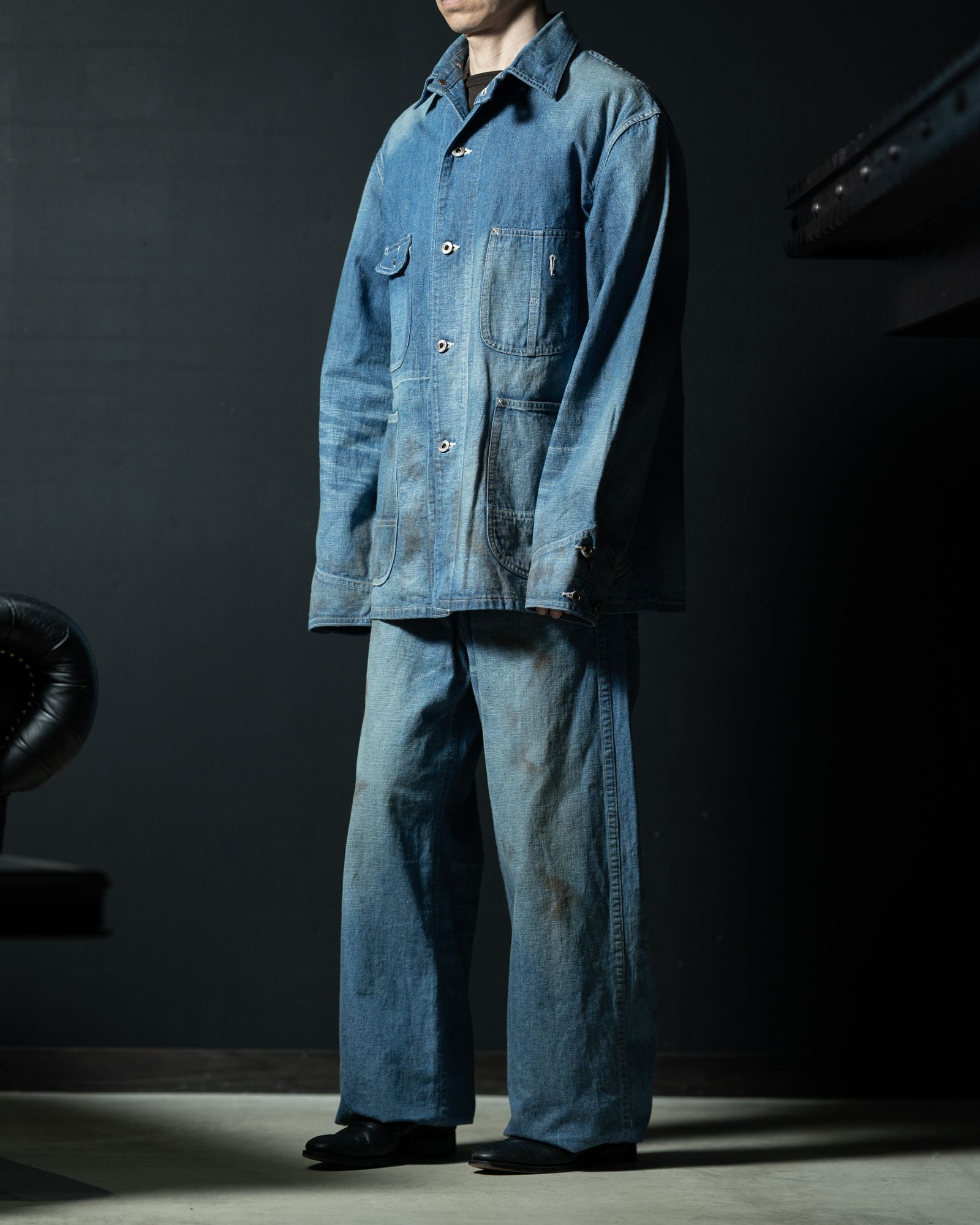Lot.716 Damaged Coverall Jacket With Chinstrap - TAIGA TAKAHASHI