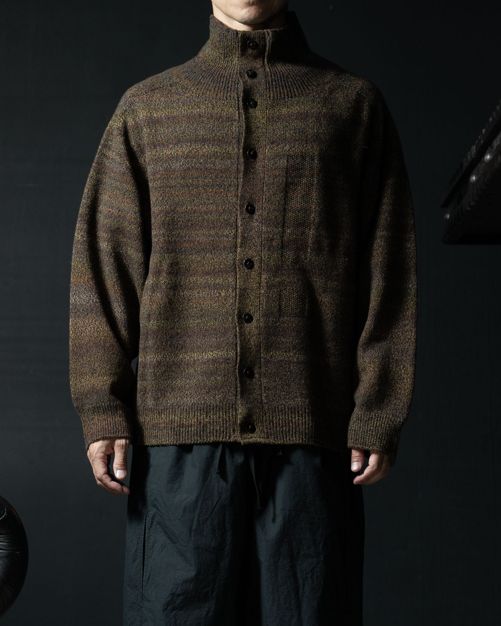 Gradation TOR High Neck Cardigan