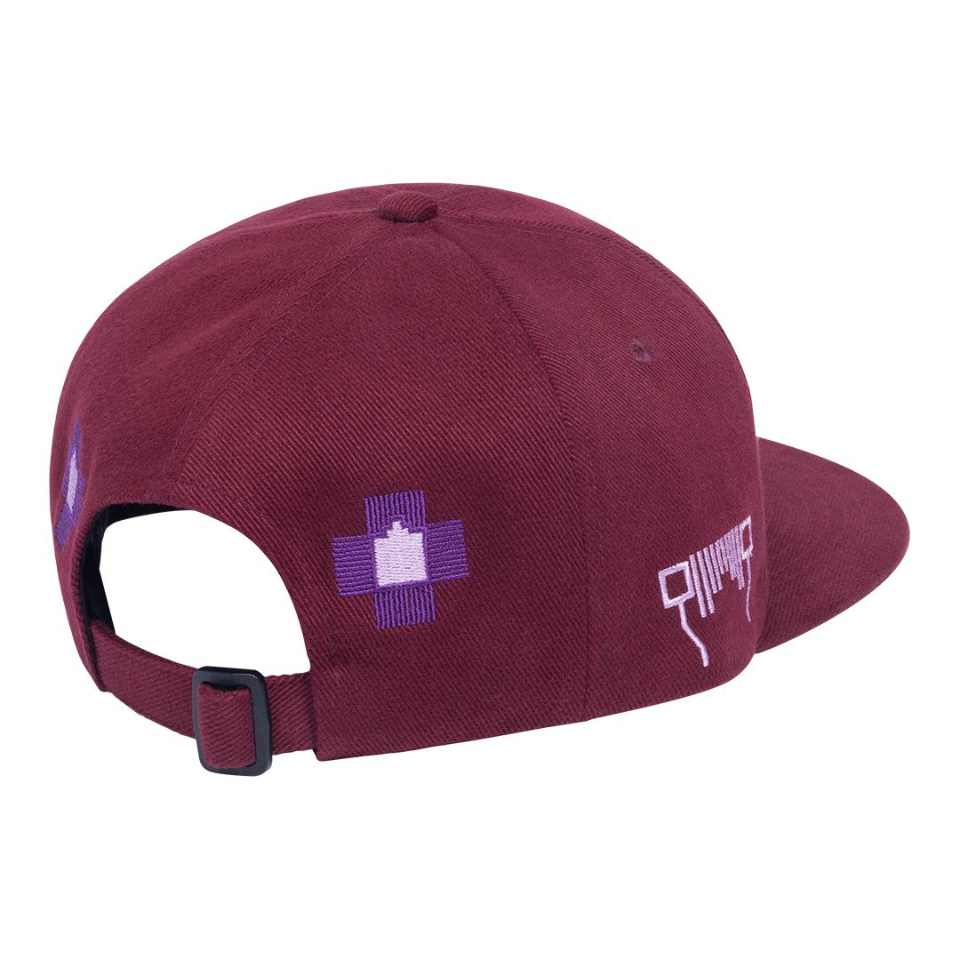 Evoked To Foreclose Cap Burgundy