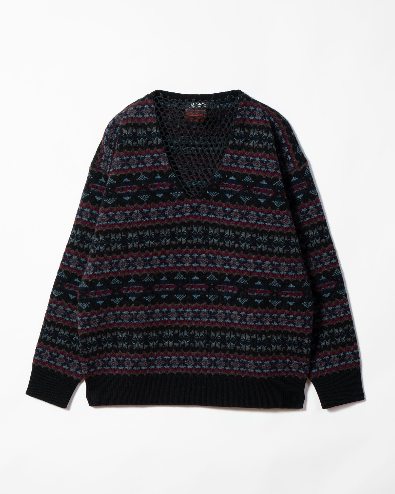 fair Isle Vneck knit