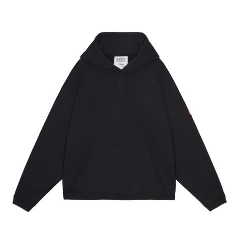 【ラスト1点(M)】Solid Loose Hoody Black