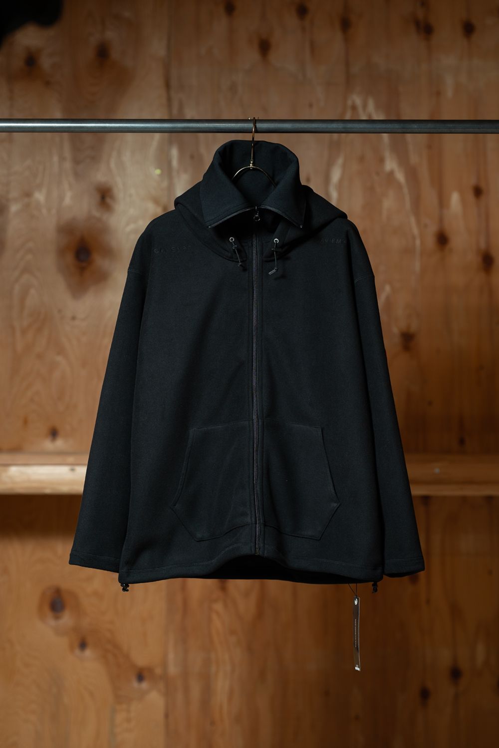 C.E  Attached Hood Fleece Zip Up