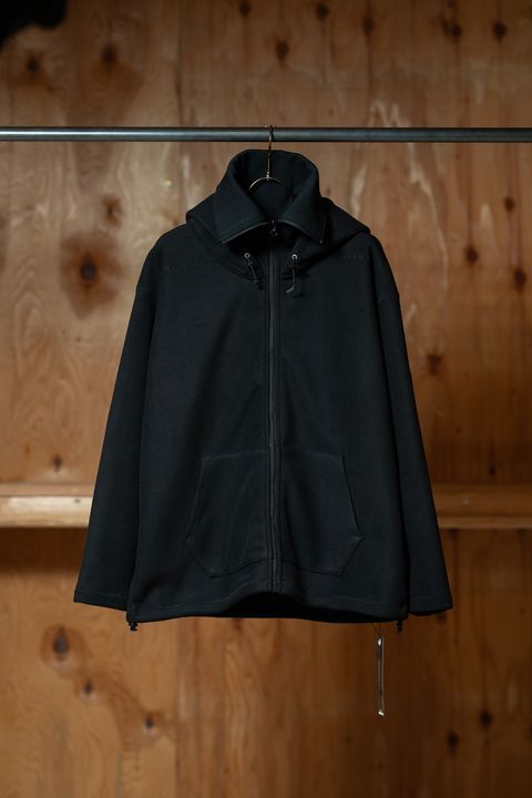 C.E  Attached Hood Fleece Zip Up