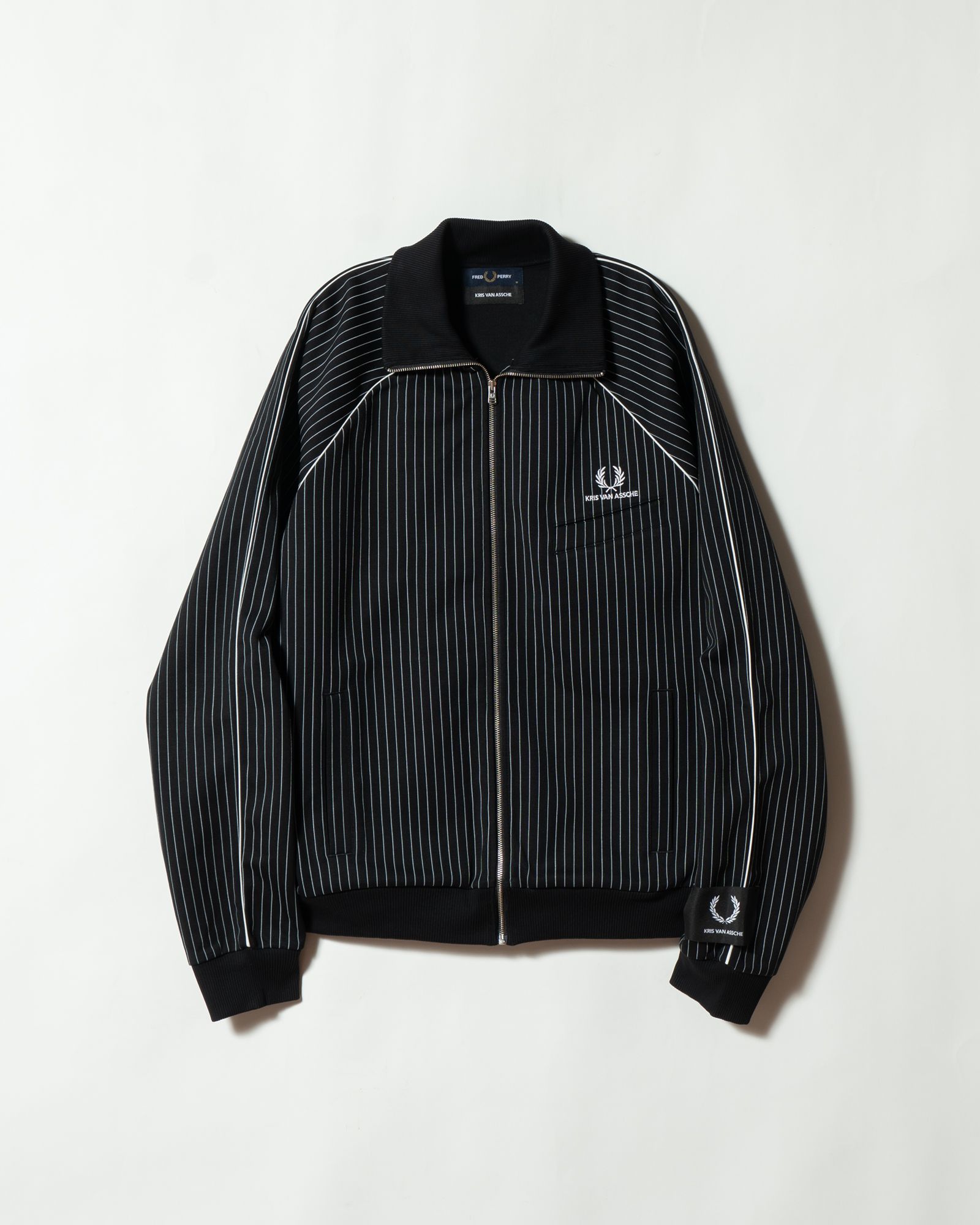 Pinstripe Track Jacket