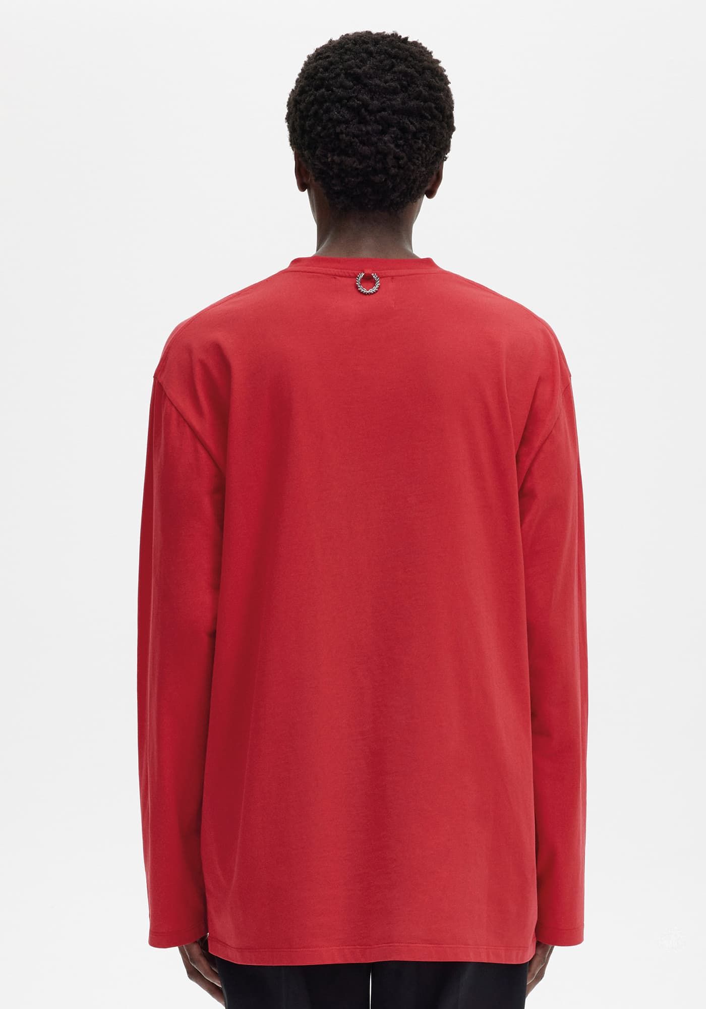 RAF SIMONS×FRED PERRY - Printed Long Sleeve T-Shirt | ALTERFATE