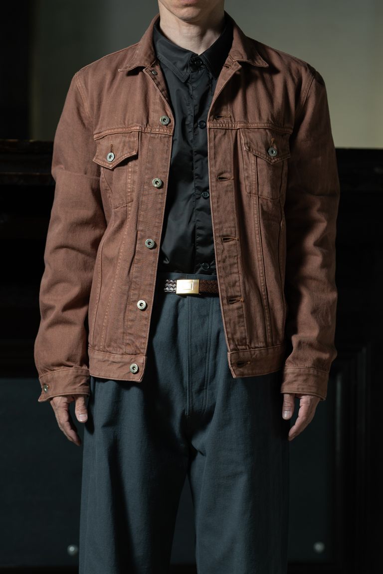 柿渋染めデニムジャケット × 3ブランドのスタイリング提案｜YOUTH OF THE WATER 261-02007