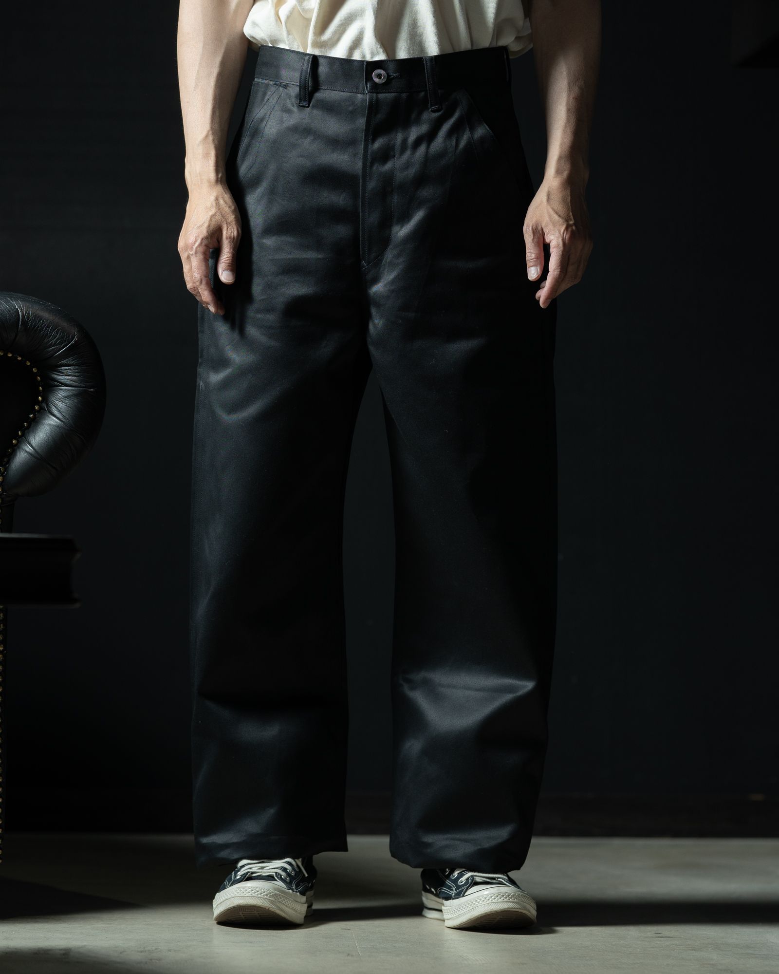 LOT.222 Painter Pants With Buckle - TAIGA TAKAHASHI