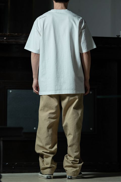 C.E MD Corporate Entity T × Cotton Casual Two Tuck Pants、C.Eワンブランドで纏めるリラックスセットアップ