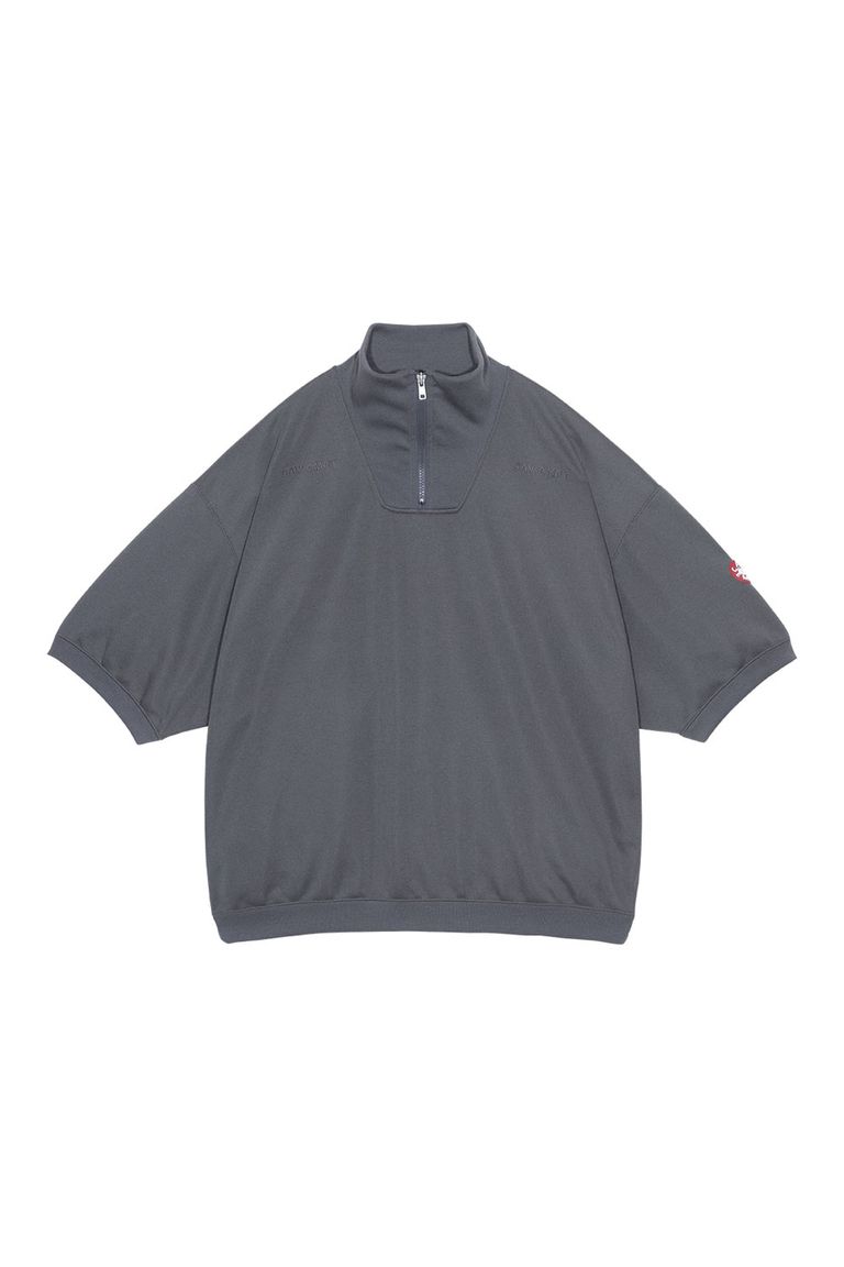 C.E PE Jersey Short Sleeve Half Zip Charcoal レビュー｜2026SS、半袖ハーフジップで組む夏のC.Eスタイル3選