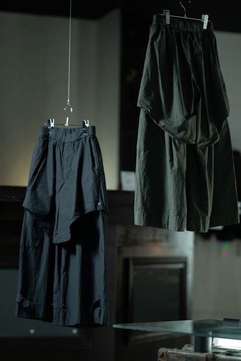 amachi.　Layered Utility Pants