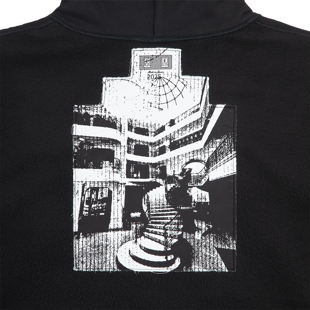 Solid Loose Hoody Black
