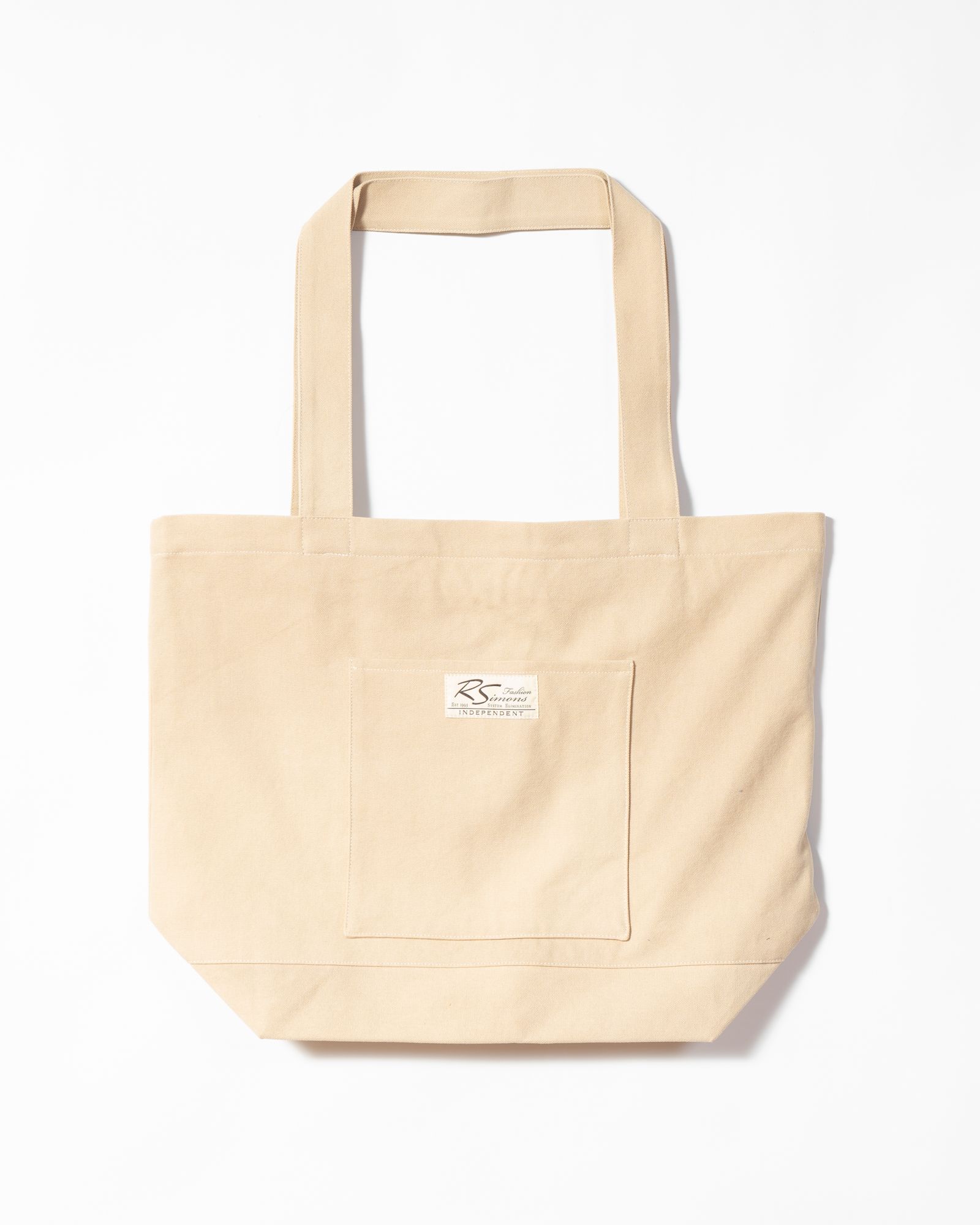 Denim tote bag Lets drink the sea