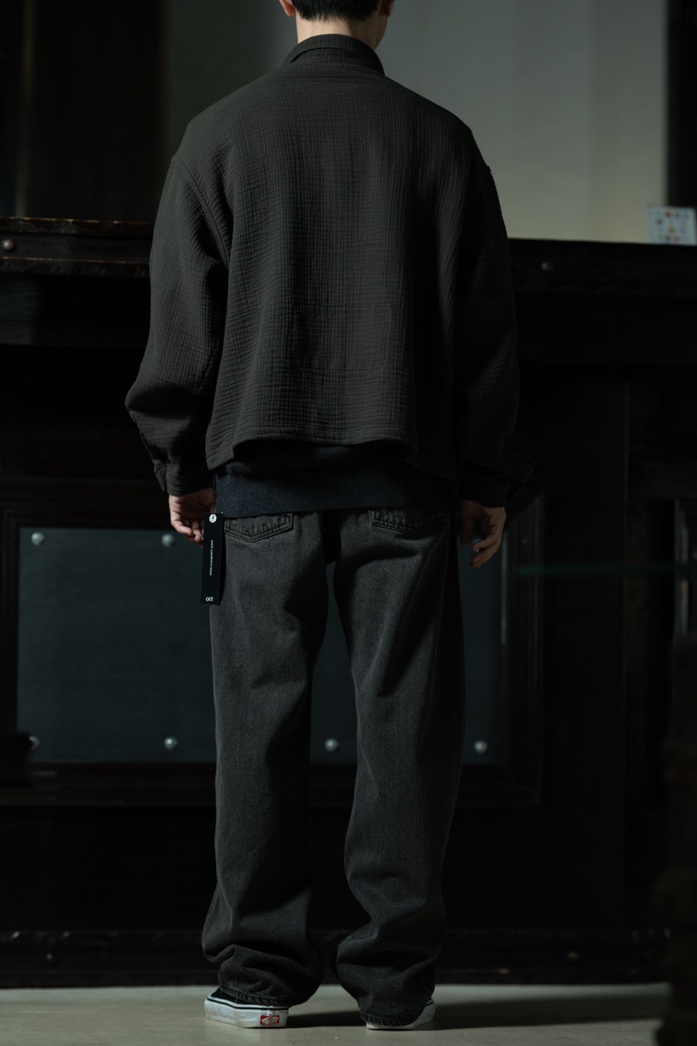 C.E Cotton Gauze Short Shirt Jacket × YOUTH OF THE WATER — Organic Drape