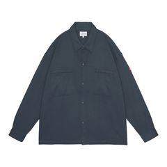 Soft Cotton Casual Shirt Charcoal