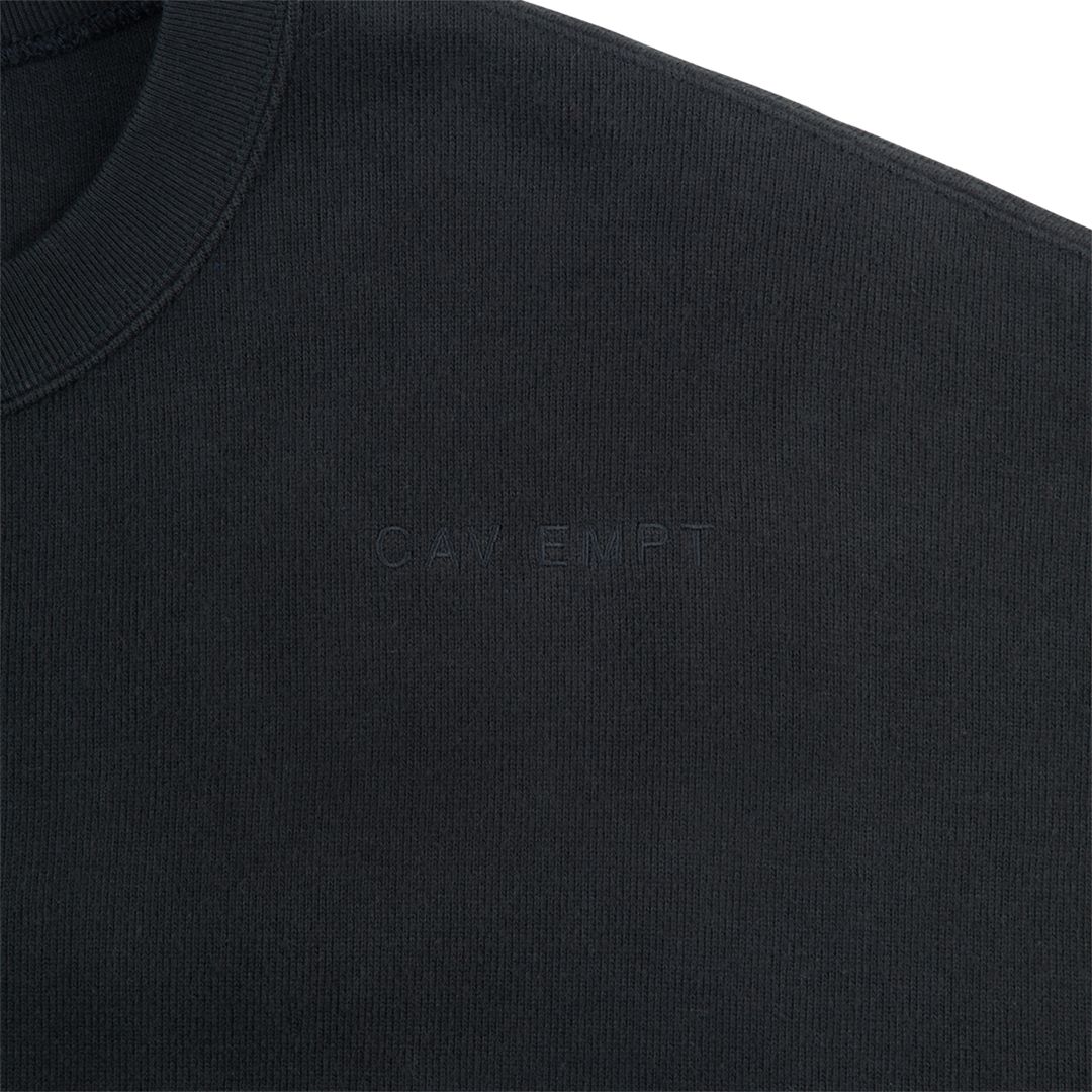 DBL Knit Short Sleeve Crew Neck Black