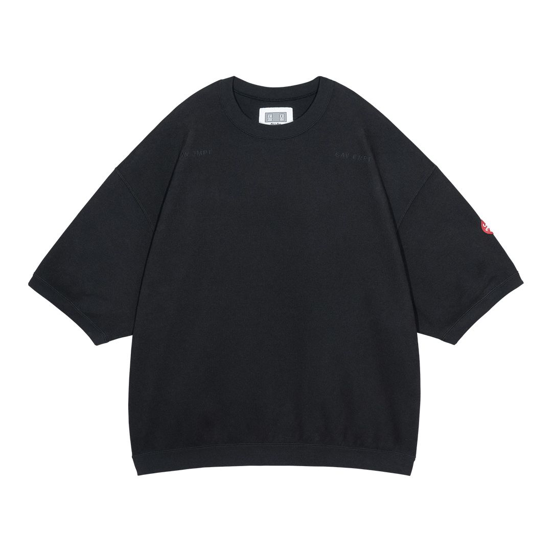 DBL Knit Short Sleeve Crew Neck Black