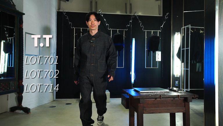 T.T - TAIGA TAKAHASHI LOT.701 , 714 Denim Jacket , Lot.702 Denim Trousers