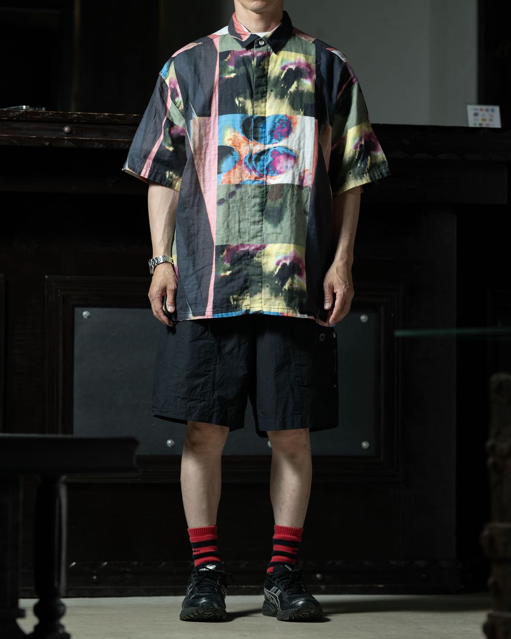 amachi. の Field Work Shorts と合わせる、機能と装飾の対比