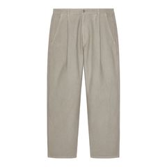 Overdye Brushed Soft Cotton One Tuck Pants