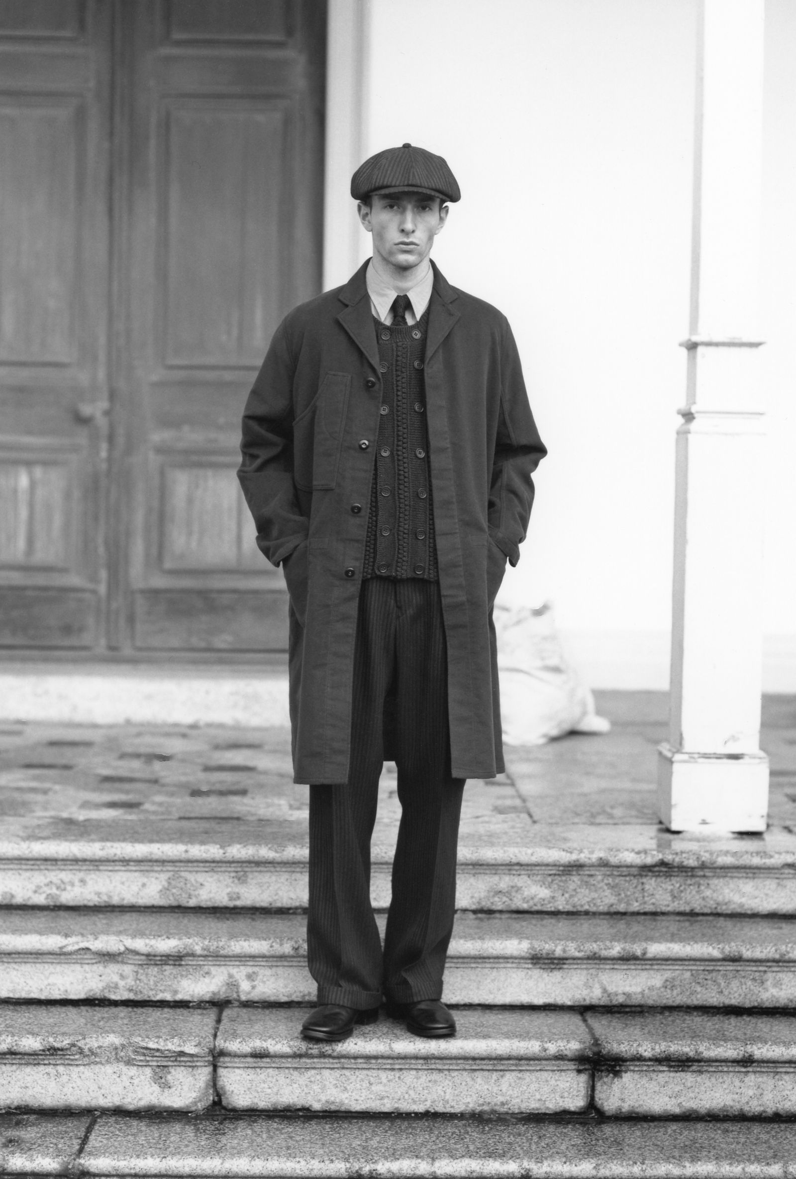 LOT.413 BRITISH POSTAL WORKER COAT DARK BROWN - TAIGA TAKAHASHI