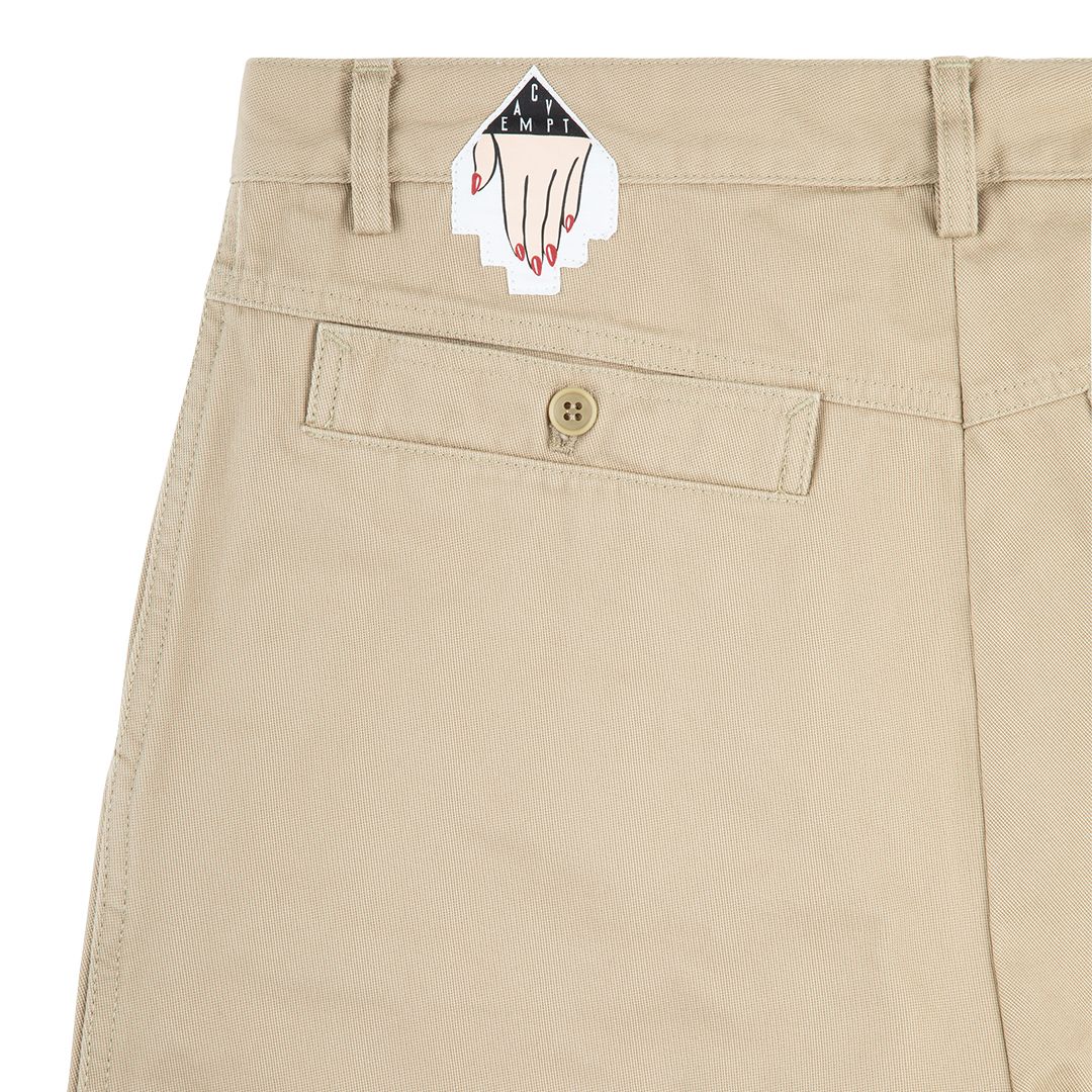 Cotton Casual Two Tuck Pants