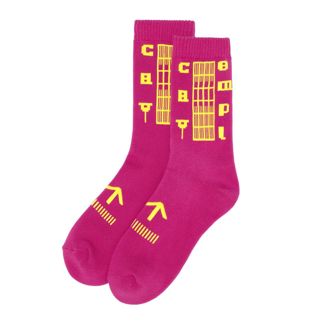 C.E - CAV↓↑EMPT SOCKS PINK | ALTERFATE