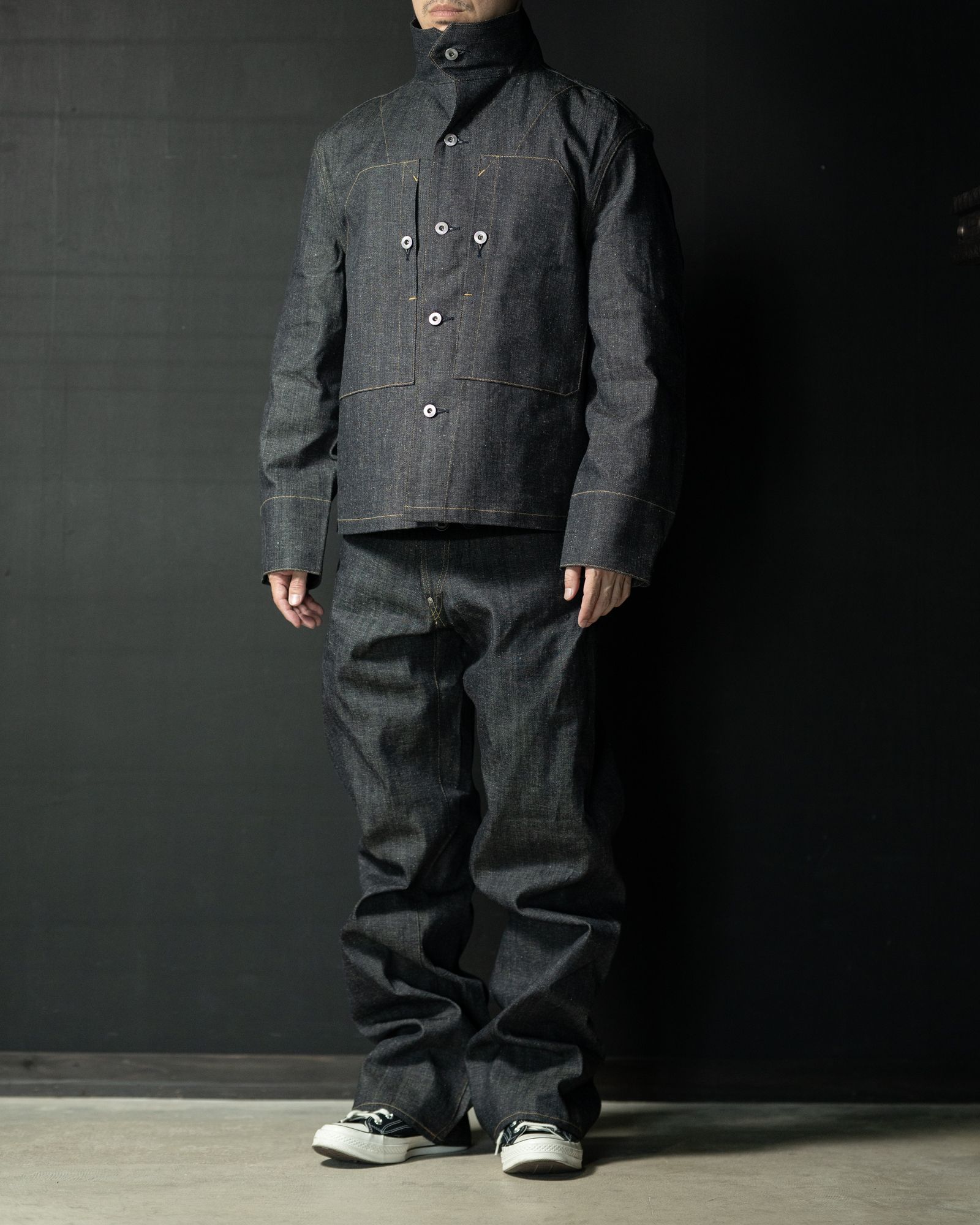 【ラスト1点 40（L）】LOT.715 French Navy Mechanic Jacket - TAIGA TAKAHASHI