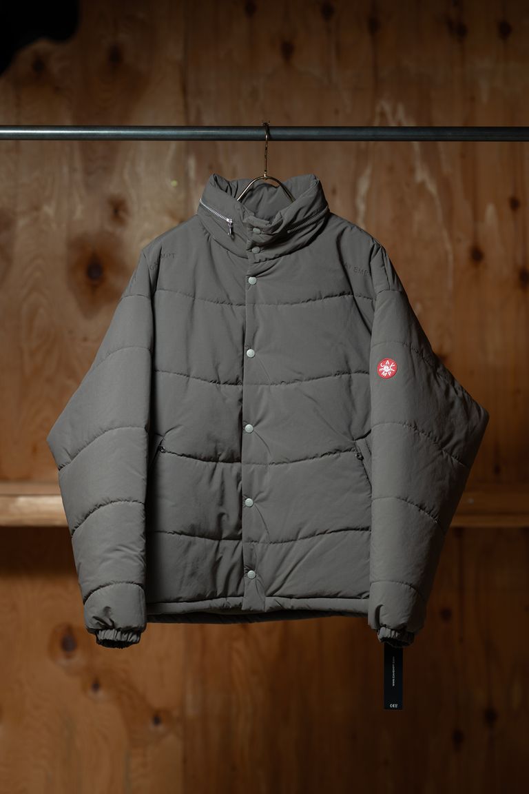 C.E Wave Stitch Puff Jacket Grey