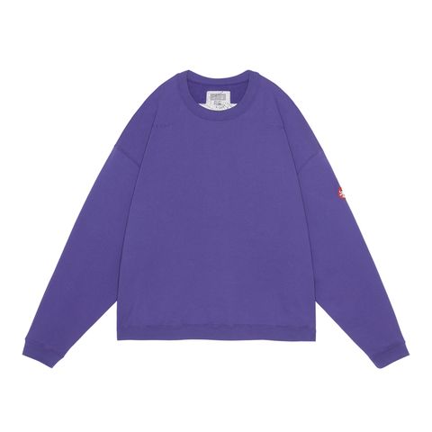 【ラスト1点（L）】Solid Loose Crew Neck Purple