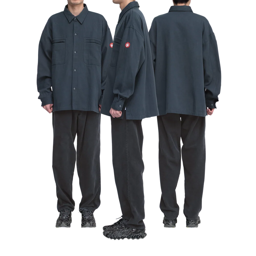 Soft Cotton Casual Shirt Charcoal