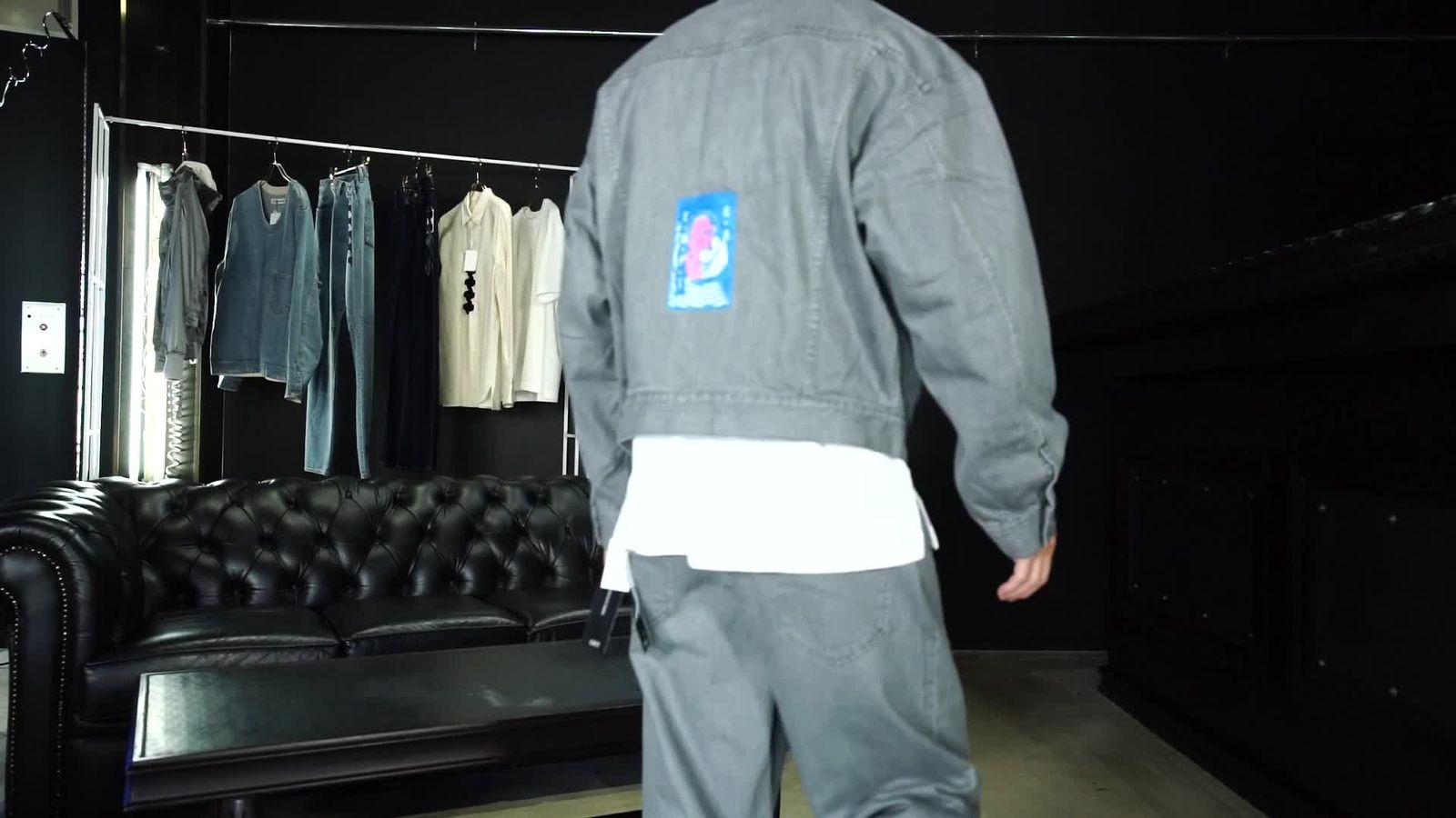 C.E - Washed Black Denim Trucker Jacket | ALTERFATE