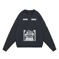 Overdye MD Machines Crew Neck Black