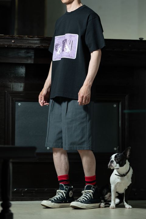 C.E One Dimensional Projection T × T.T Lot.215 U.S. Army Shorts、ストリート×ヴィンテージで組む夏の足元見せコーデ