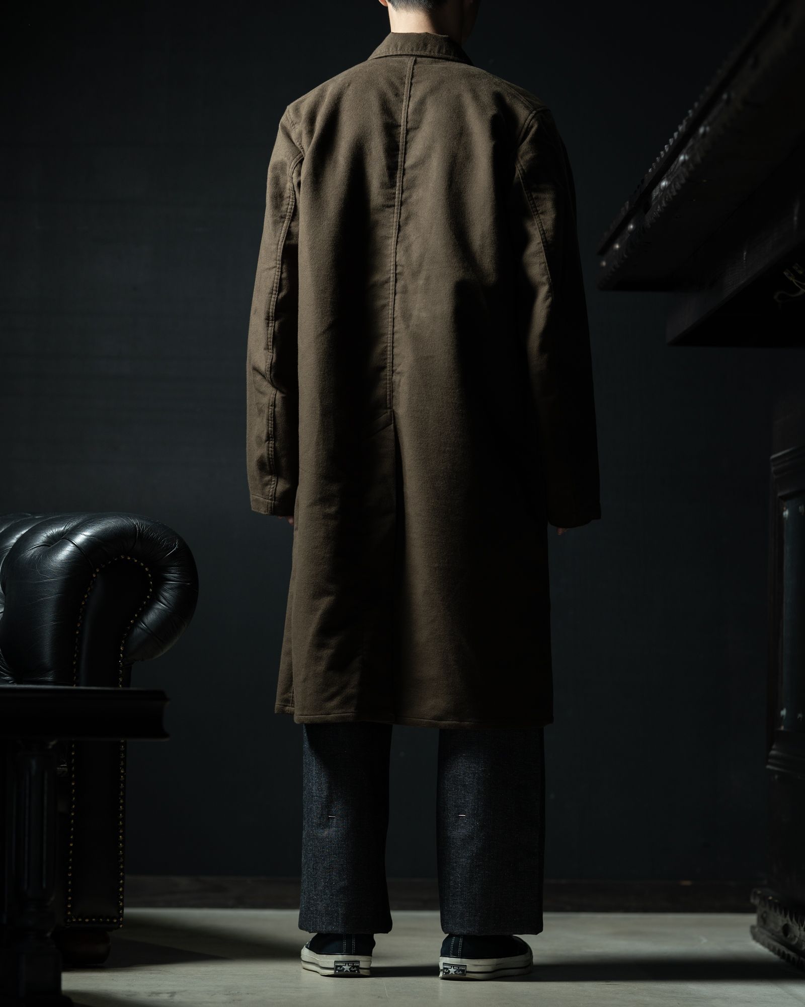 LOT.413 BRITISH POSTAL WORKER COAT DARK BROWN - TAIGA TAKAHASHI