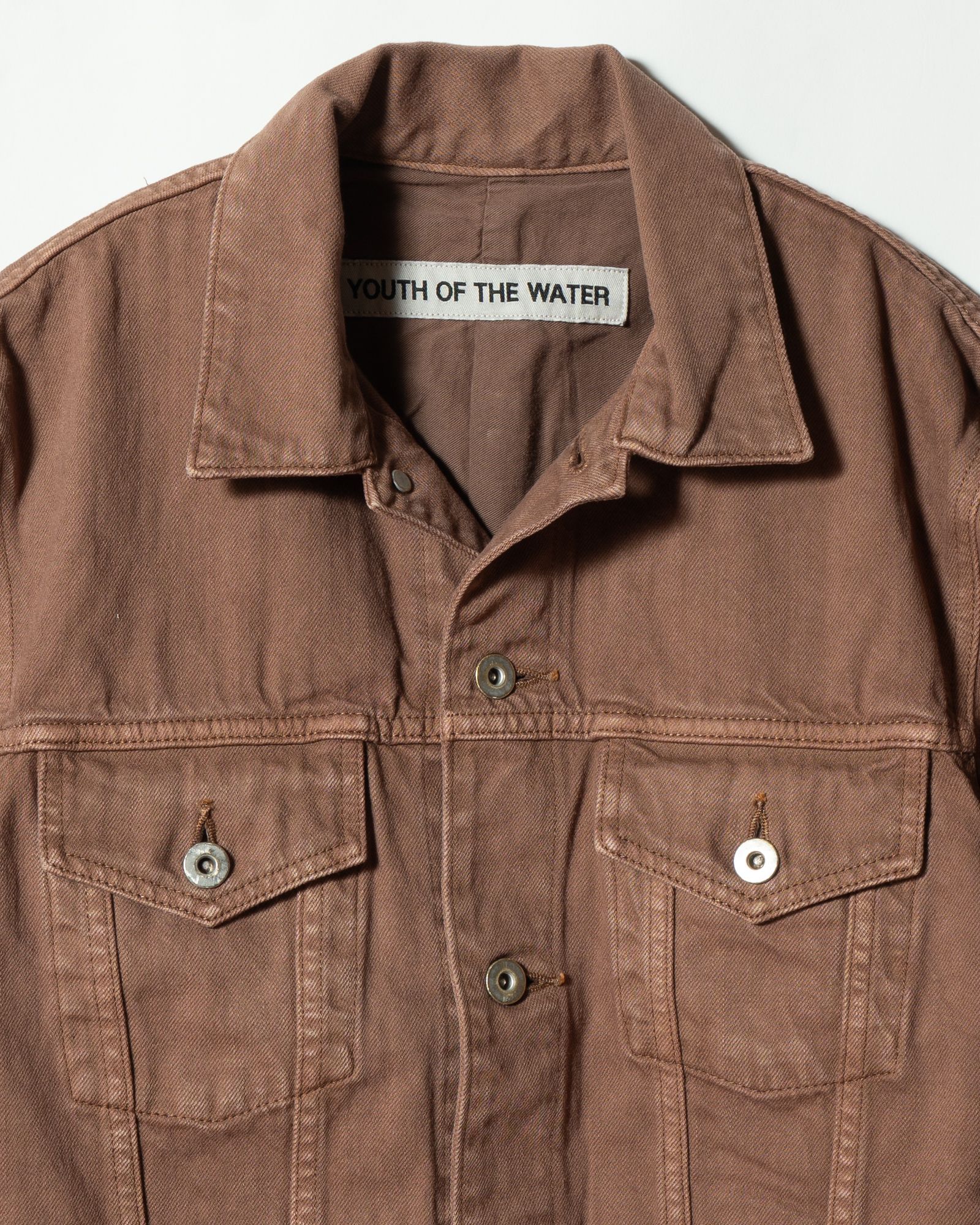 261-02007 Denim Jacket Persimmon Brown