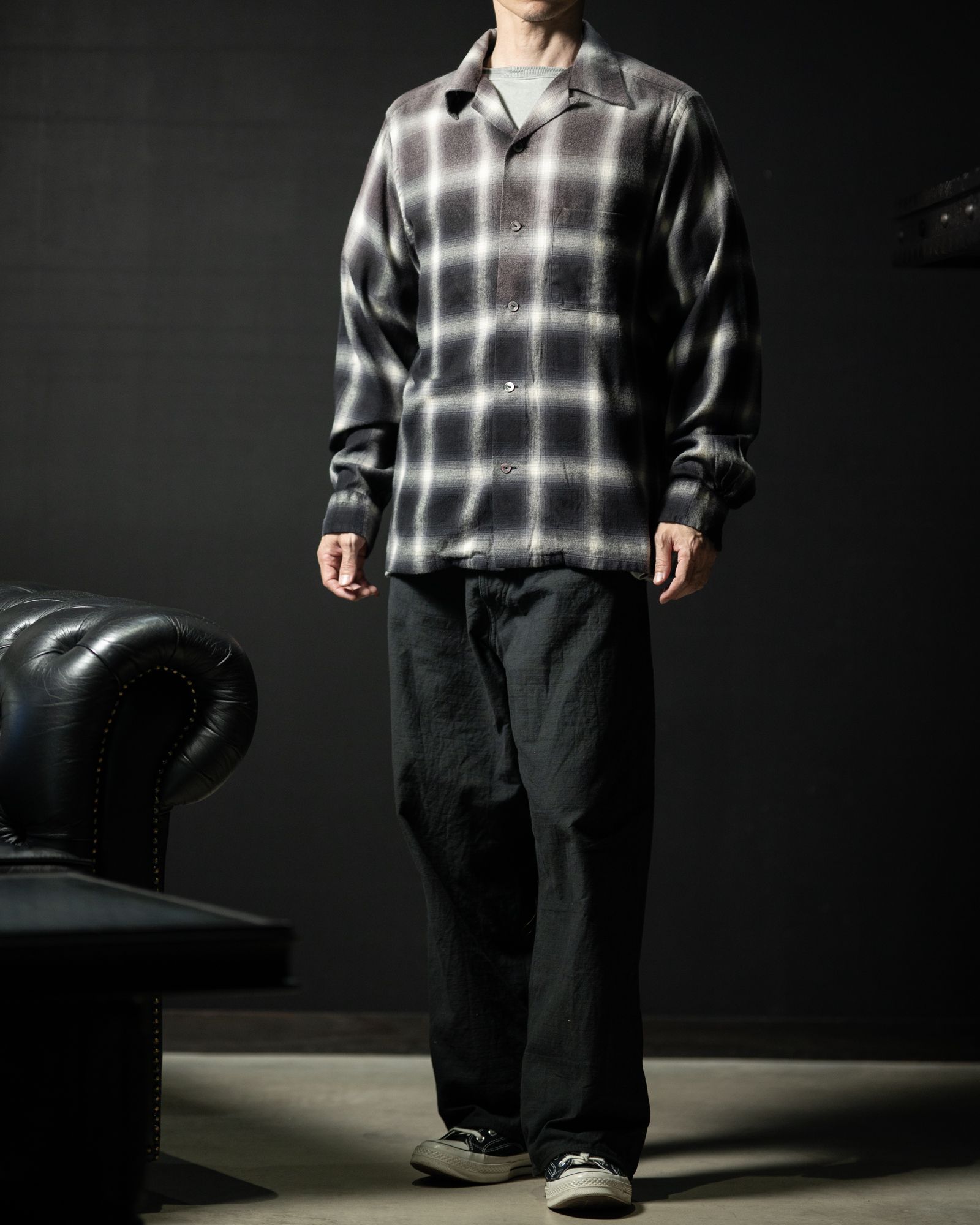 Lot.101 Open Collar Shirt - TAIGA TAKAHASHI