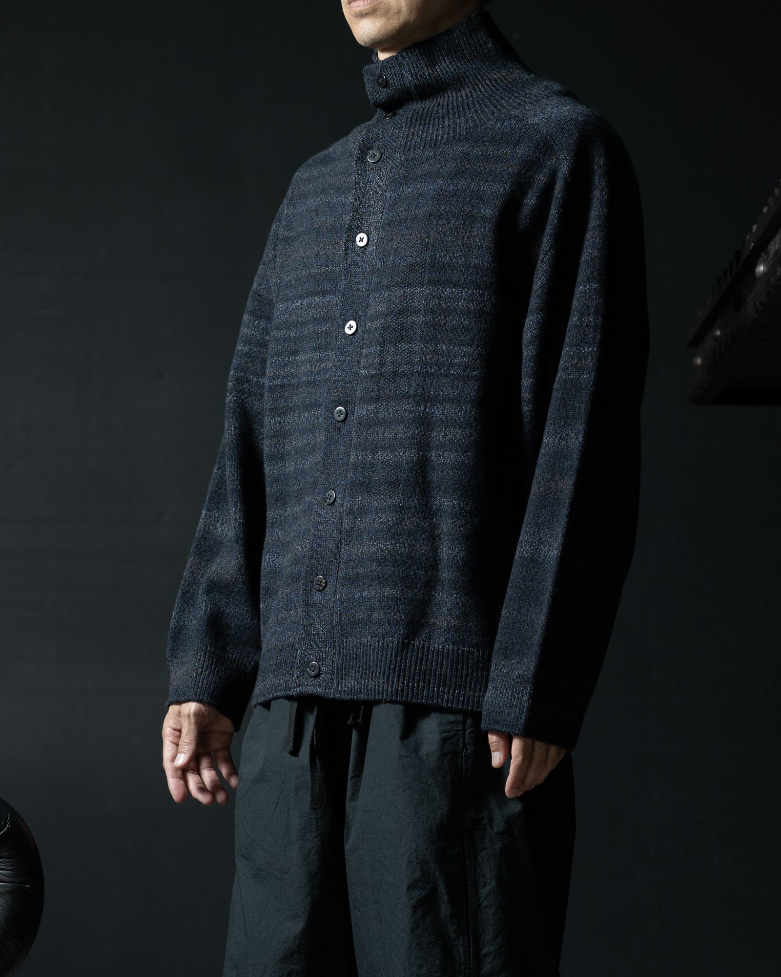 Gradation TOR High Neck Cardigan