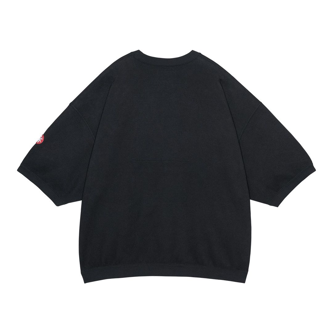DBL Knit Short Sleeve Crew Neck Black