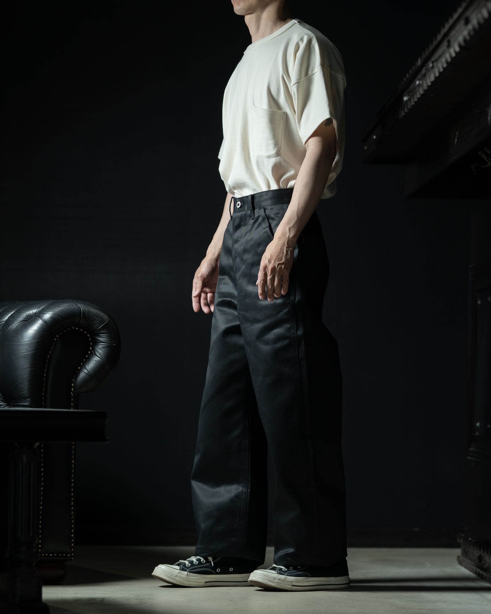 LOT.222 Painter Pants With Buckle - TAIGA TAKAHASHI