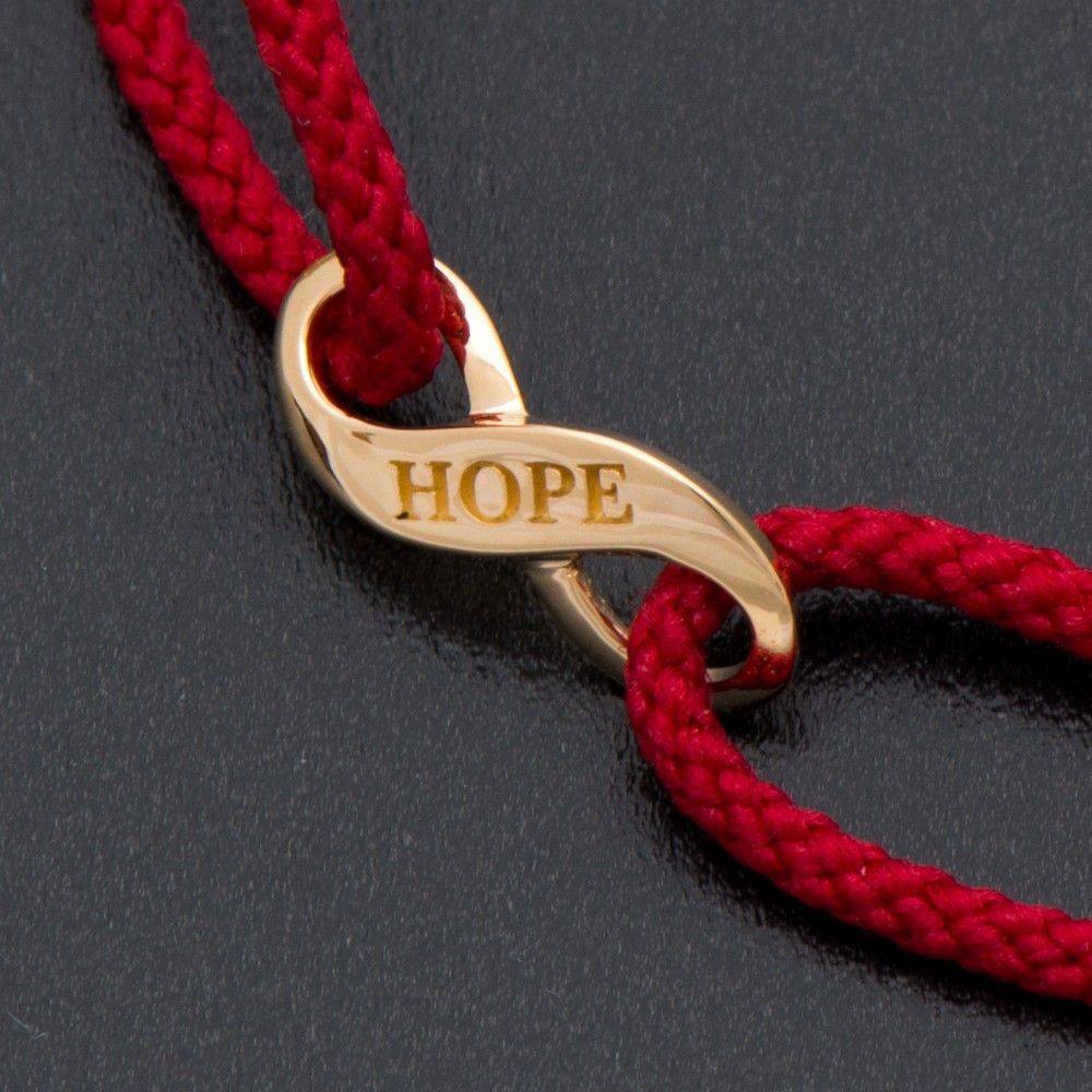 Sympathy of Soul - Infinity HOPE Cord Bracelet インフィニティー