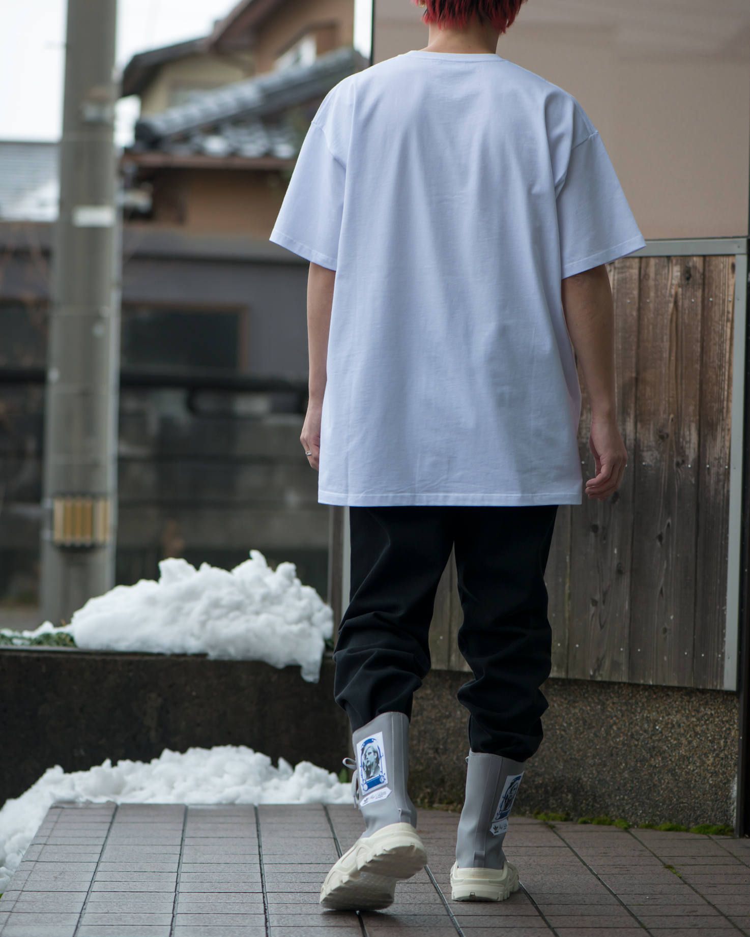 RAF SIMONS | BIG FIT T-SHIRT (KIDS IN AMERICA) 半袖Tシャツ RAF SIMONS（ラフシモンズ）の「Big fit doubled T-shirt Solemn