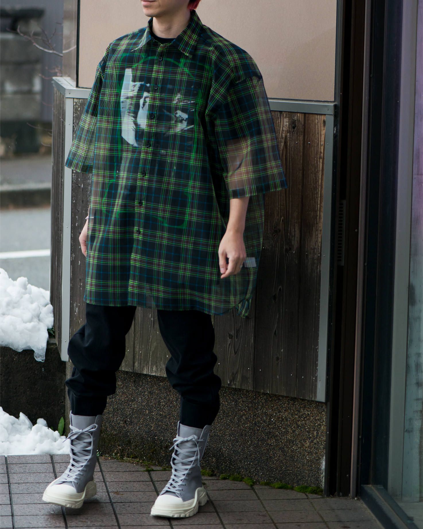 RAF SIMONS Short sleeve shirt with T-shirt | 891 | ALTERFATE RAF SIMONS Short sleeve shirt with T-shirt | 891 | ALTERFATE
