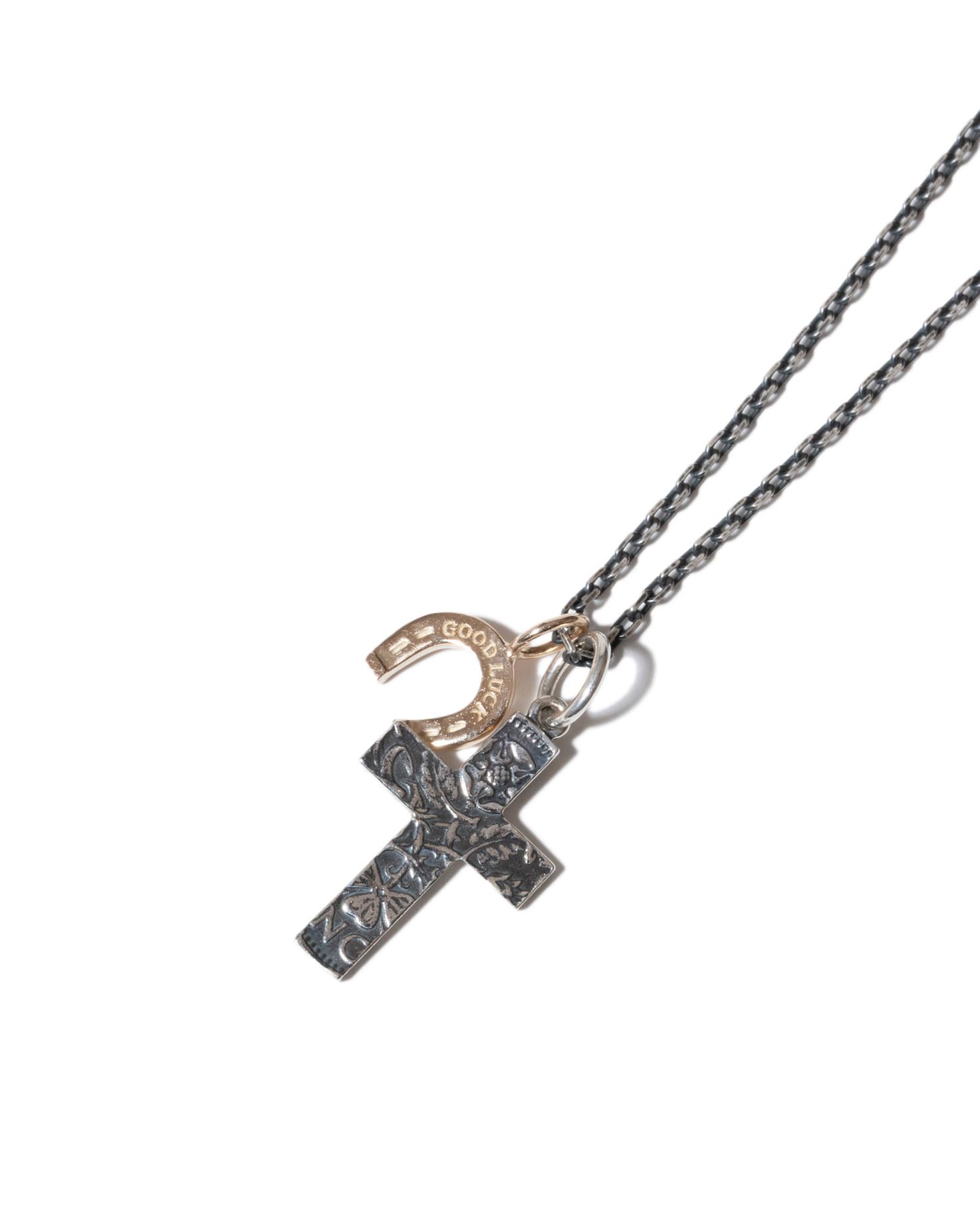 Sympathy of Soul - 1960's Sixpence Large Cross Necklace w/GOOD LUCK  Horseshoe シックスペンスラージクロスネックレス ホースシュー | ALTERFATE