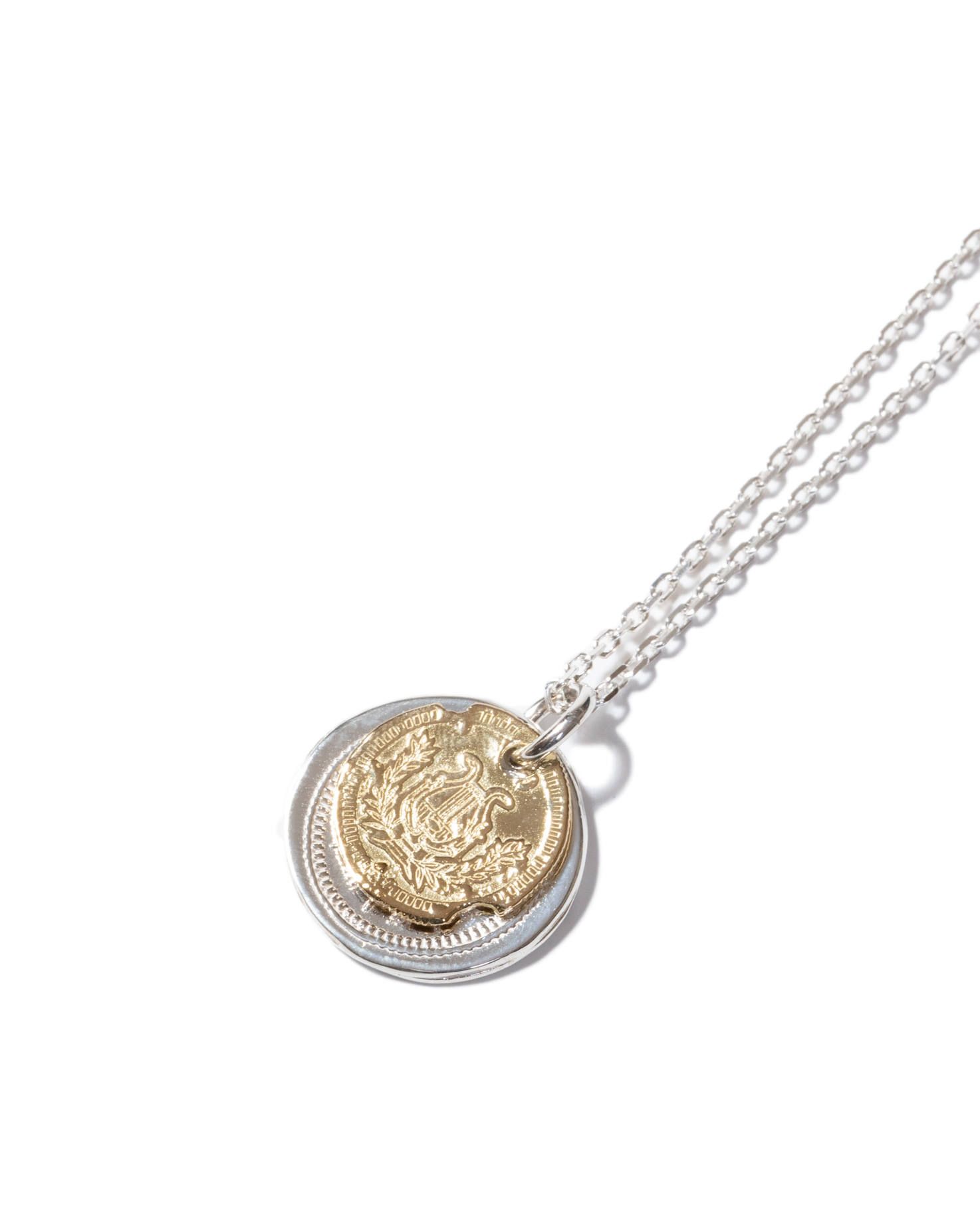 Sympathy of Soul Coin Necklace Good Luck Silver×K18Yellow Gold  グッドラック- シルバー×K18イエローゴールド ALTERFATE